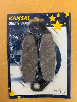 ผ้าดิสก์เบรค KR 150 ล้อซี่ลวด ล้อหน้า