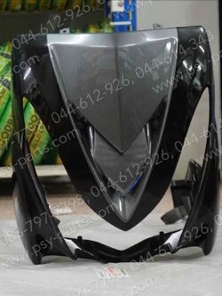 บังลม MIO ไฟล่าง แท้ๆ สีดำ/เทา 4C9-F8311-00-7X Yamaha 