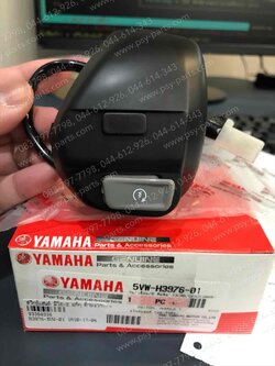 สวิทช์แฮนด์ MIO-Z, MIO ไฟล่าง, MIO ไฟคู่, NOUVO 135, SPARK 135 (สตาร์ทมือ) แท้ๆ ด้านขวา 5VW-H3976-01 (แจ็ค 2 สาย)