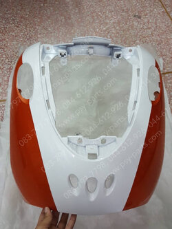 บังลม FINO แท้ๆ สีส้ม/ขาว 4D0-F8311-00-2X Yamaha 