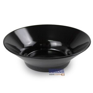 ชามปากบาน 6นิ้ว สีดำ ตราเอสบี