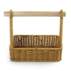 ตะกร้าเครื่องปรุง ลายสาน ตราบอส