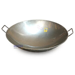 กระทะเหล็ก สองหู เบอร์ 30 ตราฮัวล้ง