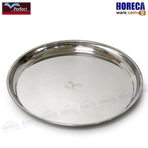 ถาดกลมสแตนเลส35ซม เพอร์เฟค