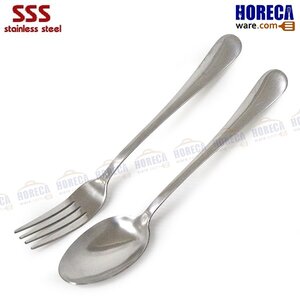 ช้อนส้อมโต๊ะ ด้ามหยดน้ำ สามเอส [3s-71727]