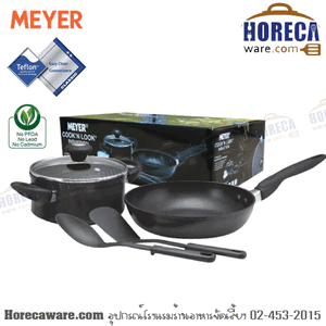 [Cook-n-look] ชุดกระทะ+หม้อ 5ชิ้น IH ไมย์เออร์-จัดชุด [my-15010-c]