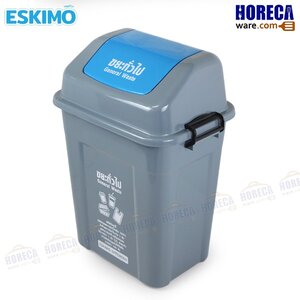 General waste bin 40 liters, blue, 43x32x60 cm, Eskimo