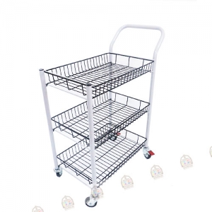 รถเข็นตะแกรง 3 ชั้น [VRF-ZIo3]