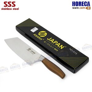 JP มีดปลายแหลม 7นิ้ว ASAKH ด้ามไม้ สามเอส