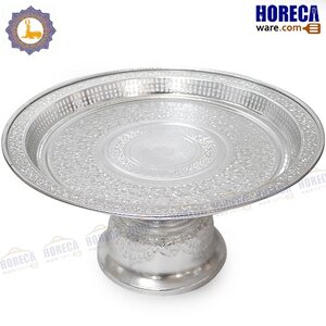 Thai style Khanto tray, silver, 46 cm, seal