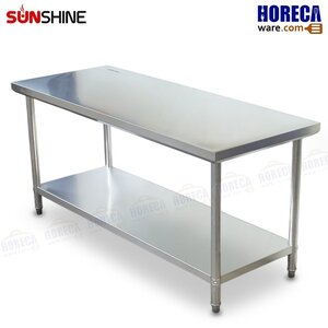 โต๊ะเตรียม 180x70x85ซม. หนา1.2mm ซันไชน์