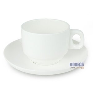 ชุดถ้วยกาแฟ เนื้อโบนขาวเงาเหลือง 3 นิ้ว ตรารุ่งจานดี