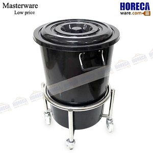 รถเข็นใส่ถังขยะ 21GL ไม่มีมือจับ รวมถังขยะ แมสเตอร์แวร์