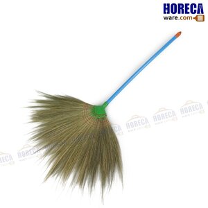 Grass broom, plastic handle, TP-tp
