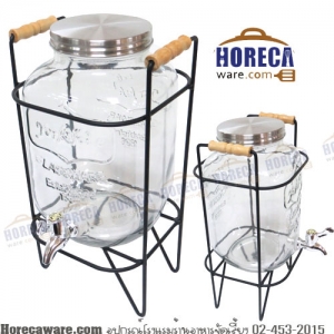 โหลแก้วจ่ายน้ำ วินเทจ 5 ลิตร โฟโฟ้ [ff-gc55000]**งดจัดส่ง**