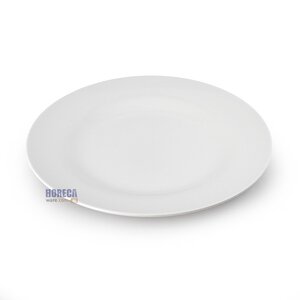 จานตื้น 8 นิ้ว สีขาว ตรายูนิคอน