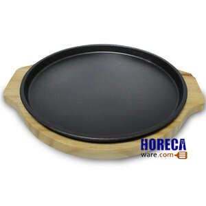 ชุดกระทะร้อนกลม 22ซม. พร้อมไม้รอง ตราเอ็มเวล