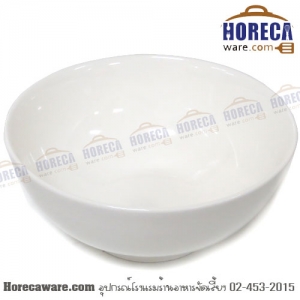 ชามทรงลึกหนา 8 นิ้ว โกเซรามิค **งดจัดส่ง [gg-c1008]