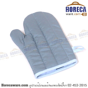 ถุงมือกันความร้อน พื้นเทา ฉนวนกันร้อน [bs-10302]
