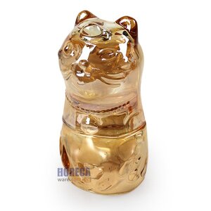 แก้วแมวเรียกทรัพย์ สีเหลือง ตราเอ็มเวล