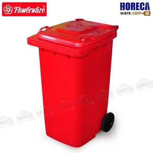 ถังขยะ OTTO 240L ฝาช่อง 58x65x99x106 แดง ฟลาวเวอร์แวร์