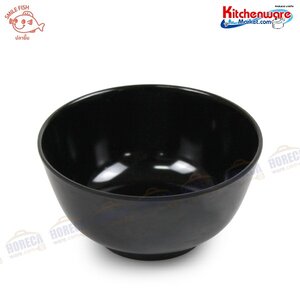 [สีดำ] ชามแบ่ง 4.5 นิ้ว ปลายิ้ม โปร