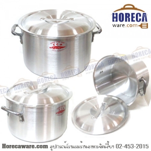 หม้อสต๊อก 24 x 17 ซม. จรเข้ [Cr51824]