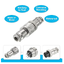 ปลั๊กเหล็ก GX16-8P 16mm Male & Female Connectors Socket Aviation Plug Aerial Plugs Sockets ปลั๊กโลหะ