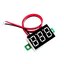 ดิจิตอลโวลต์มิเตอร์ 0.36 นิ้ว DC 2.7-32V สีแดง Mini Digital Voltmeter 0.36inch(0.36") red color Panel Meter