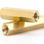 เสาทองเหลือง M3x12mm. เสารองPCB Hexagonal Copper Pillar Support Column เสาหกเหลี่ยม เสารองปริ้น M3*12mm