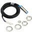 เซนเซอร์แม่เหล็ก NJK-5002C NPN 12mm. 5-36V normally open M12 Hall proximity sensor switch magnetic magnet พร็อกซิมิตี้เซนเซอร์