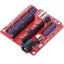 บอร์ดขยายขา Arduino NANO สีแดง Multipurpose Expansion Board Multipurpose Expansion Module Red Nano Shield