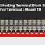 TB-2512 จั้มเปอร์ สีดำ สำหรับเทอร์มินอลบล็อก 12 ช่อง Jumper Bar for Terminal Block 12 pin Connector Bar