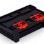 กล่อง PLC ขนาด 145*90*40 mm. สีดำ plastic box enclosure electronics plastic housing din rail enclosure electrical cabinet PLC plastic junction box enclosure black color