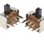 SK22D07 สวิตช์เลื่อน 2ทาง 6ขา คันโยกยาว 4 mm 2P2T DOUBLE ROW SLIDING SWITCH สวิตช์สไลด์ SK-22D07
