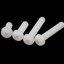 น๊อตพลาสติก ขนาด 3มม. ยาว 10มม. M3*10mm. White Plastic screw Pan Head Cross Round Screw Nylon insulation Bolt length M3x10mm สกรูพลาสติก ไนล่อน ใช้กับเสารอง ไนลอน