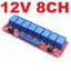Relay 12V 8CH Relay Module Board Shield for Arduino with Optocoupler Support High and Low Level Trigger รีเลย์ 8 Channel