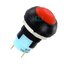 สวิทช์กดติดกดดับ PBS-33A สีแดง กันน้ำ 12มม. waterproof button with lock 12mm. round self-locking switch small waterproof button switch