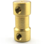 ข้อต่อเพลามอเตอร์ทองเหลือง Brass coupling copper coupling Shaft Coupling Connector Metal (Inner Diameter : 2mm to 3mm) คัปปลิ้ง ยึดเพลา 2x3 mm.