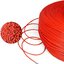 สายไฟอ่อน 26AWG สีแดง 300V 2.2A Dia 0.4mm.UL1007 Tinned PVC insulated cable copper wire แบ่งขายเป็นเมตร