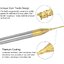 ดอกกัด1.0 mm. 1.0 Coated corn milling cutter 3.175 tungsten steel carbide milling cutter PCB CNC Machine Engraving Cutting