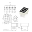 Digital Display 0.56 inch 10 pin 5161AS 1 bit 7 segment Red LED Digitron Common Cathode
