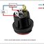 สวิตช์กันน้ำ 2ทาง 3ขา 250V 6A มีไฟ LED สีเขียว ขนาด 20mm KCD1 ON-OFF Waterproof Round Switch 2 Feet Outer Diameter 23mm Hole 20mm Green color สวิตช์กระดก