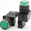 XB2-EW3361 with Lamp Green color 220V push button switch 22mm. ZB2-BE101C Normally open Contact (NO.) Plastic type