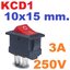 สวิตช์ 2 ทาง 2 ขา 3A 250V mini Switch 10x15mm SPST 2Pin KCD1 On/Off Boat Rocker Switch สวิทช์