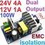 supply dual output 24V 4A and 12V 1A 100W Input 90-240Vac isolation module with EMC built-in isolation low ripple AC-DC switching power supply power module สวิตชิ่ง พาวเวอร์ซัพพลาย
