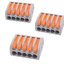 Terminal ต่อสายไฟ PCT-215 Wire Connector 5 Port Lever Conductor Compact Wire Fast Connection Terminal Suitable for Multiple Types of Wires