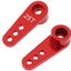 25T standard servo swing Single arm สีแดง Half arm Red color digital servo metal rudder arm steering wheel