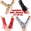 ถุงมือแบบเปิดนิ้ว ผ้ามันเงาเล่นแสง ถุงมือดรัมเมเยอร์ มีสีแดง สีดำ สีเงิน สีทอง