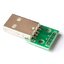 USB male to DIP 4p straight plug adapter board pcb converter pinboard 2.54mm.